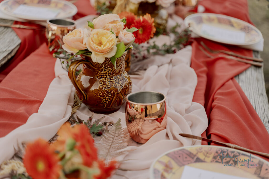 bicchieri in rame matrimonio